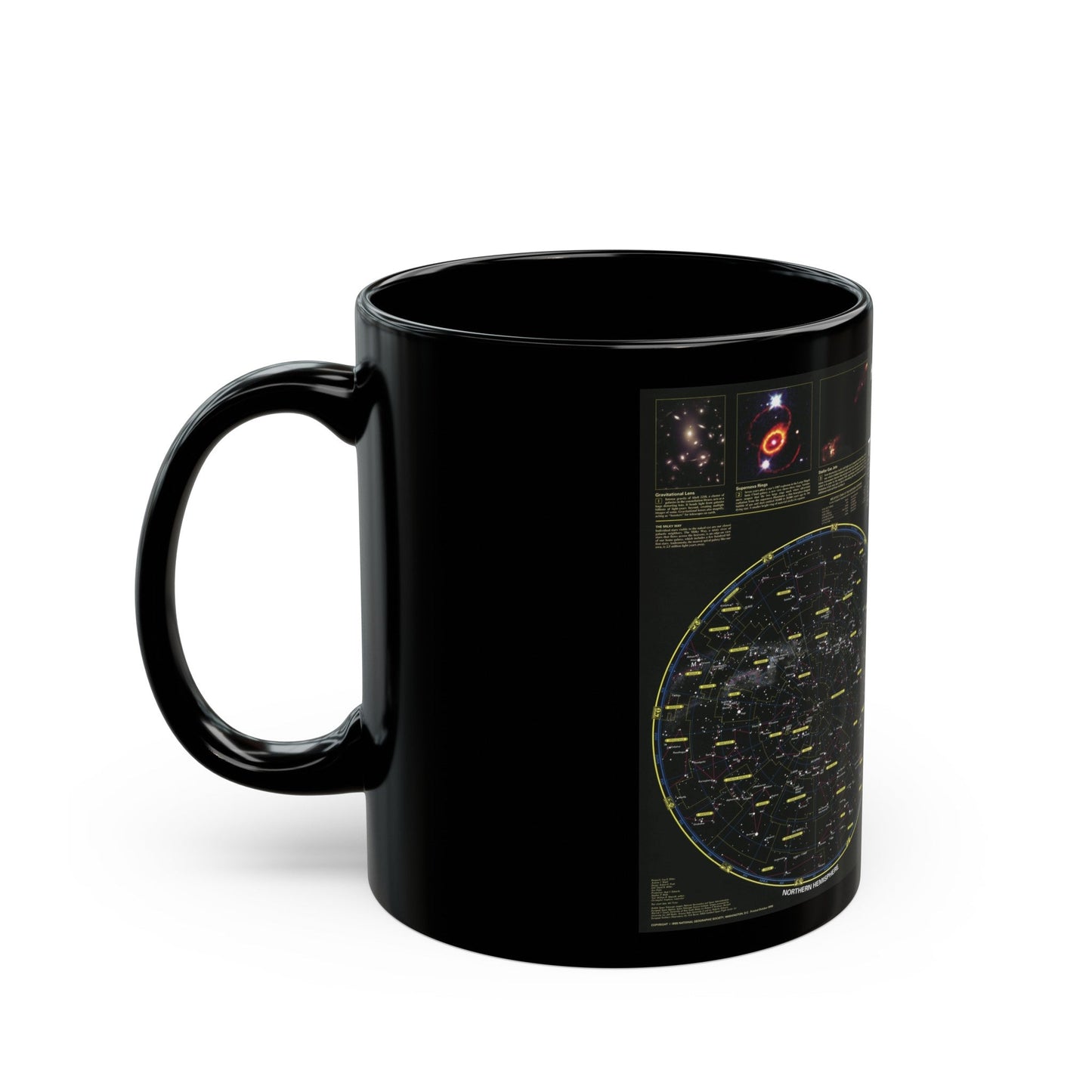 Heavens, The (1995) (Map) Black Coffee Mug-The Sticker Space