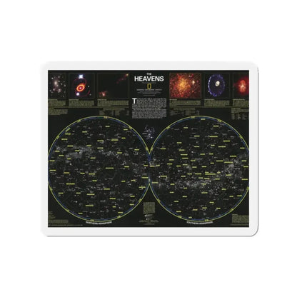 Heavens, The (1995) (Map) Refrigerator Magnet 2 Inch - The Sticker Space