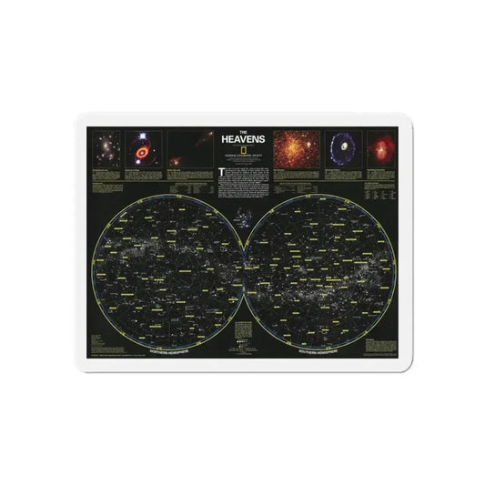 Heavens, The (1995) (Map) Refrigerator Magnet 6 Inch - The Sticker Space