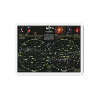 Heavens, The (1995) (Map) Refrigerator Magnet - The Sticker Space