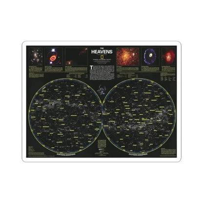 Heavens, The (1995) (Map) STICKER Vinyl Kiss-Cut Decal 2 Inch White - The Sticker Space