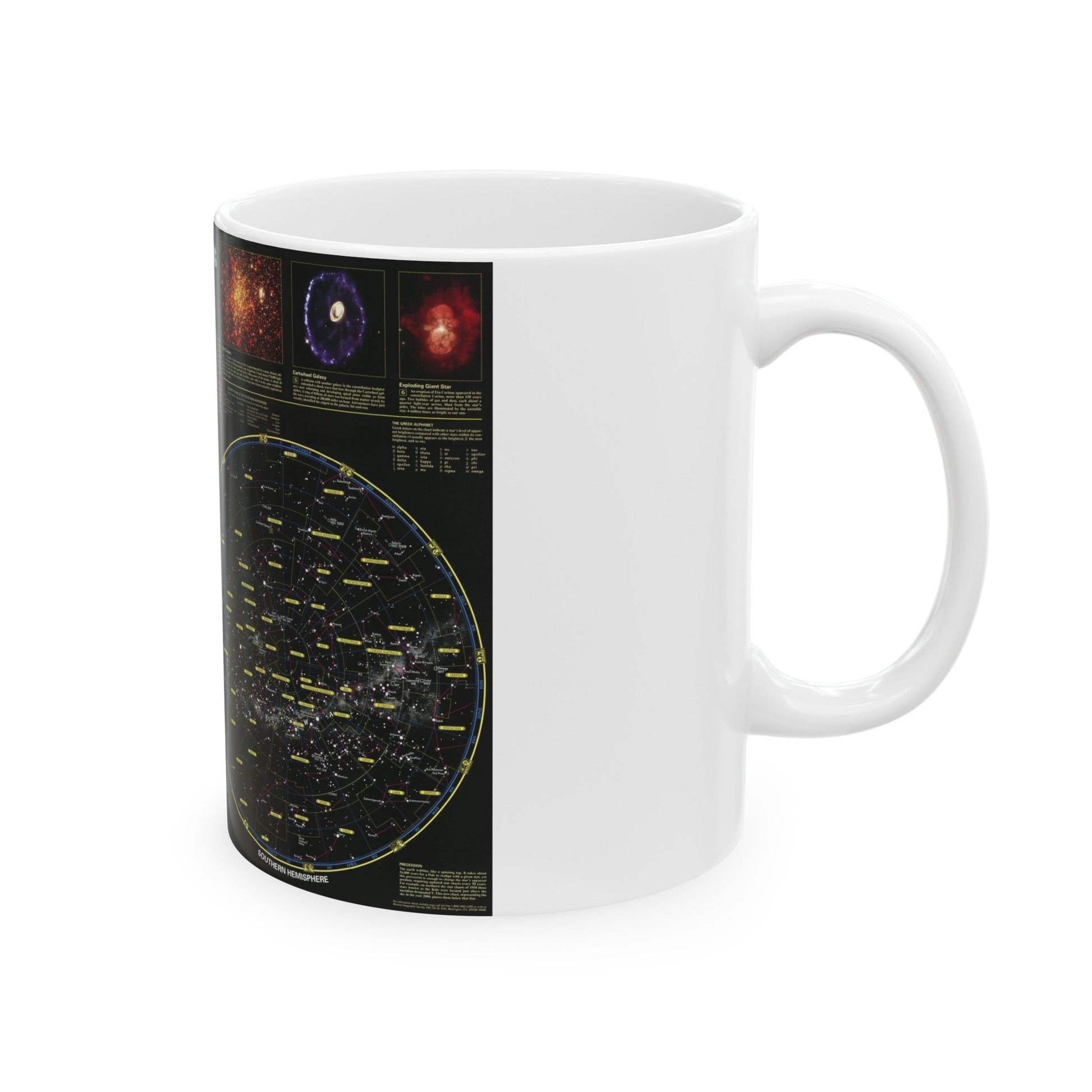 Heavens, The (1995) (Map) White Coffee Mug-The Sticker Space