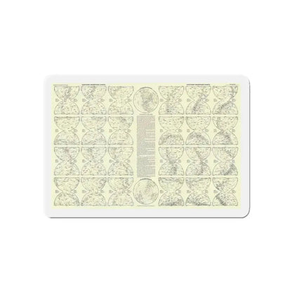 Heavens, The 2 (1957) (Map) Refrigerator Magnet 5 Inch - The Sticker Space