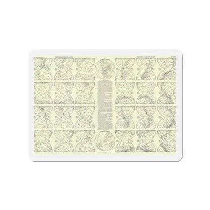 Heavens, The 2 (1957) (Map) Refrigerator Magnet - The Sticker Space