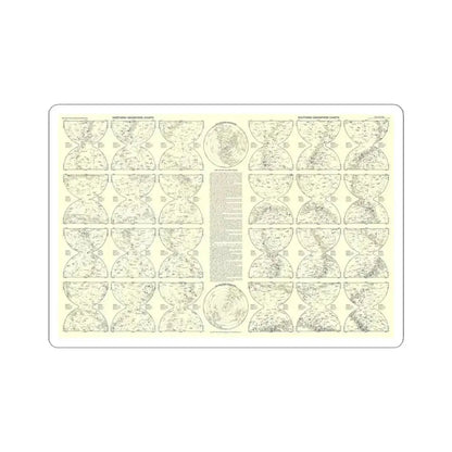 Heavens, The 2 (1957) (Map) STICKER Vinyl Kiss-Cut Decal 4 Inch White - The Sticker Space