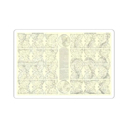 Heavens, The 2 (1957) (Map) STICKER Vinyl Kiss-Cut Decal 6 Inch White - The Sticker Space