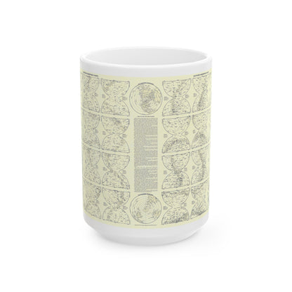 Heavens, The 2 (1957) (Map) White Coffee Mug-15oz-The Sticker Space