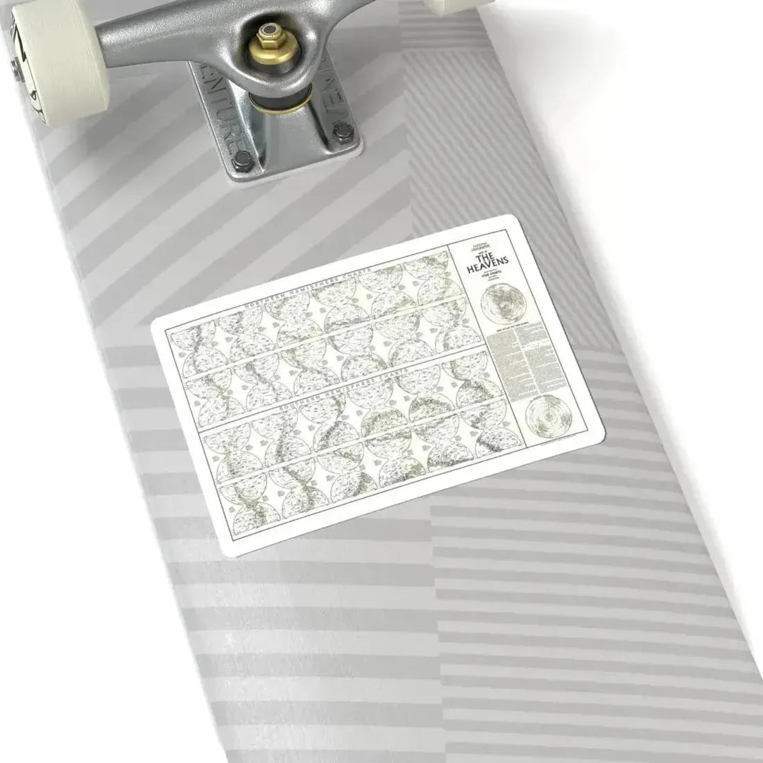 Heavens, The - Monthly Star Charts (1970) (Map) STICKER Vinyl Kiss-Cut Decal - The Sticker Space