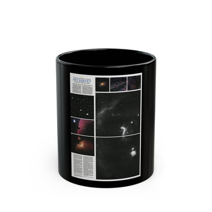 Heavens, The - Palomar Sky Survey (1983) (Map) Black Coffee Mug-11oz-The Sticker Space