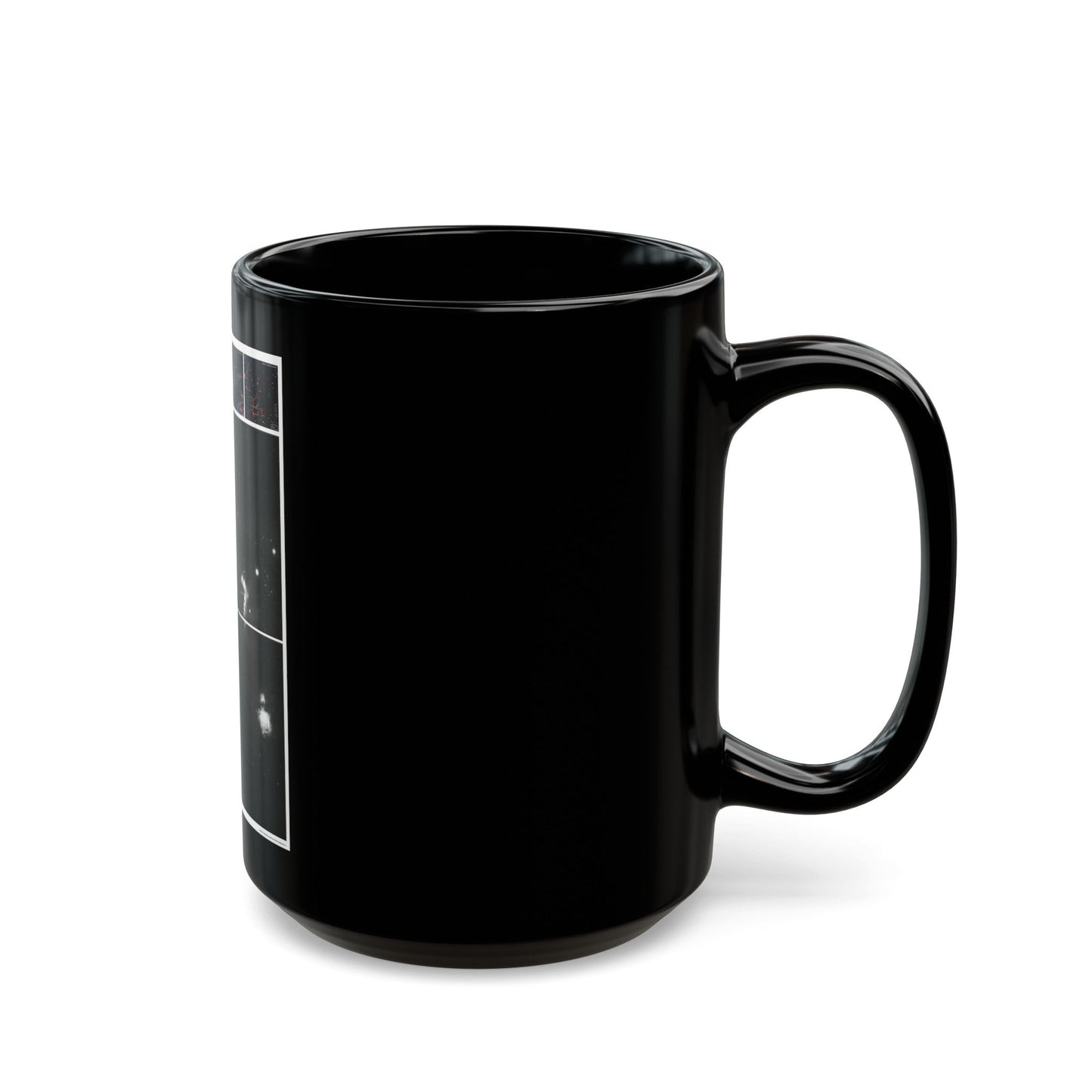 Heavens, The - Palomar Sky Survey (1983) (Map) Black Coffee Mug-The Sticker Space