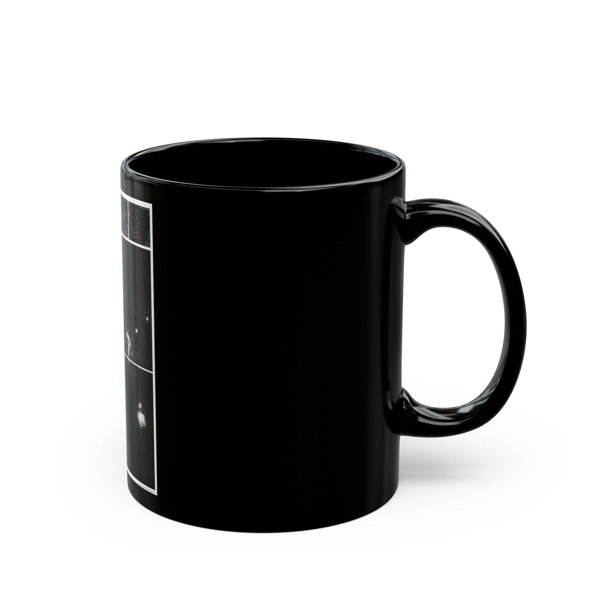 Heavens, The - Palomar Sky Survey (1983) (Map) Black Coffee Mug-The Sticker Space