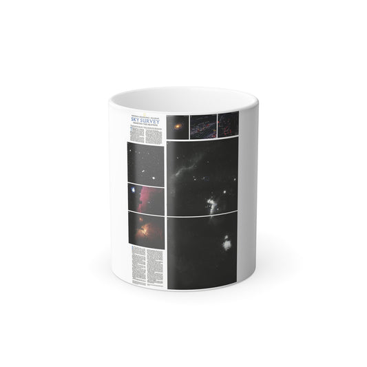 Heavens, The - Palomar Sky Survey (1983) (Map) Color Changing Mug 11oz-11oz-The Sticker Space