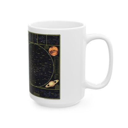 Heavens. The (1970) (Map) White Coffee Mug-The Sticker Space