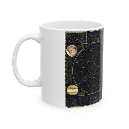 Heavens. The (1970) (Map) White Coffee Mug-The Sticker Space