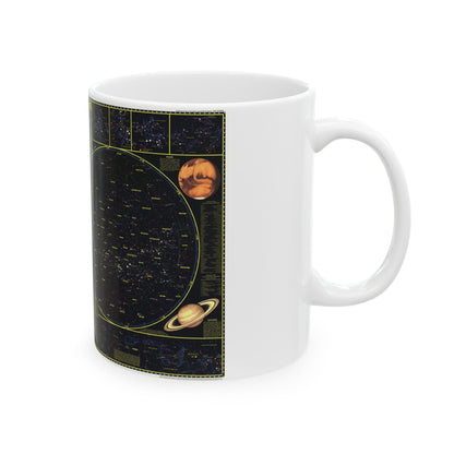 Heavens. The (1970) (Map) White Coffee Mug-The Sticker Space