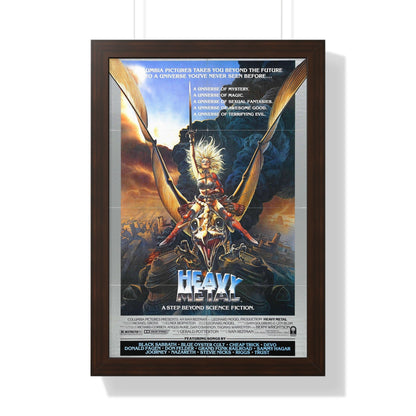 HEAVY METAL 1981 - Framed Movie Poster-16″ x 24″-The Sticker Space