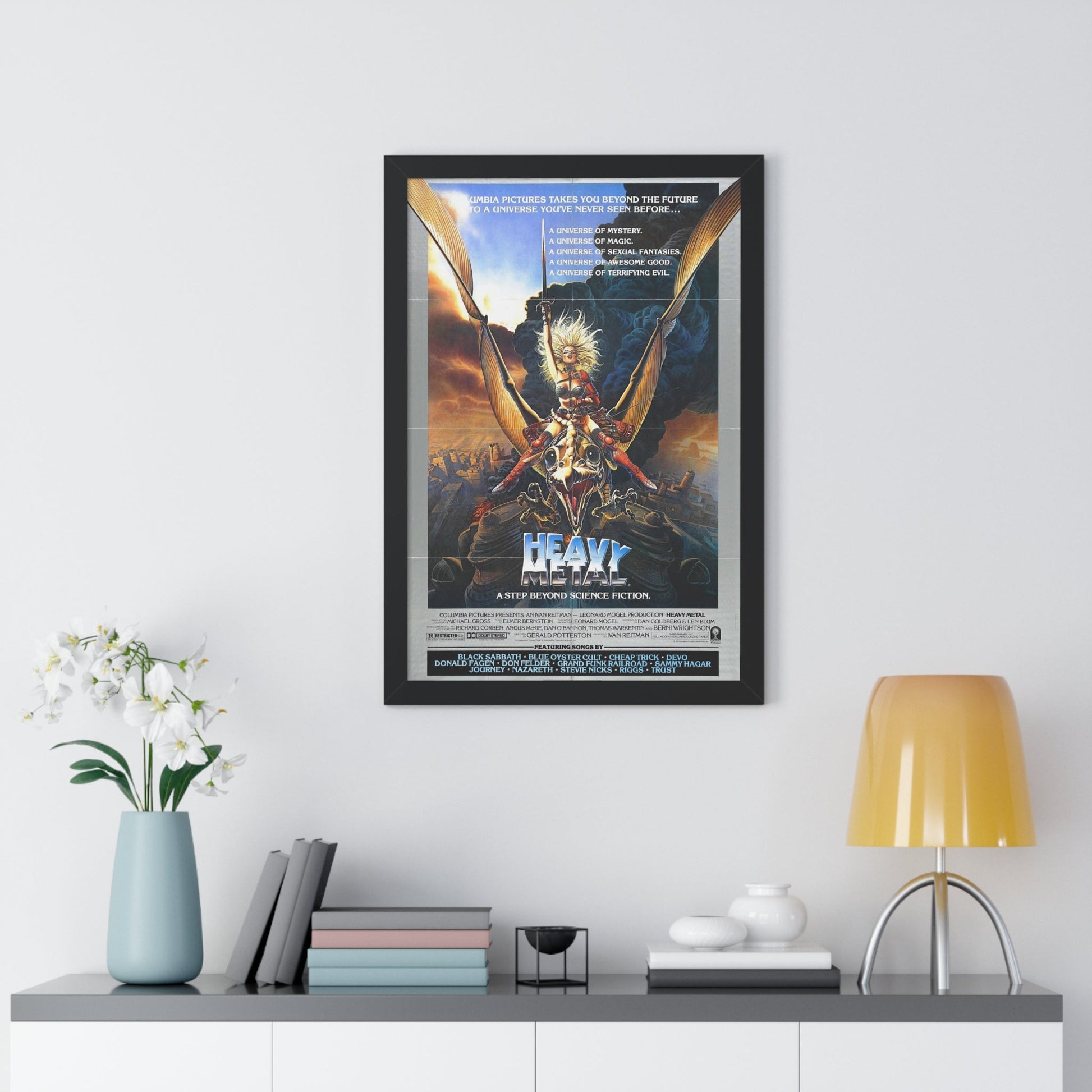 HEAVY METAL 1981 - Framed Movie Poster-The Sticker Space