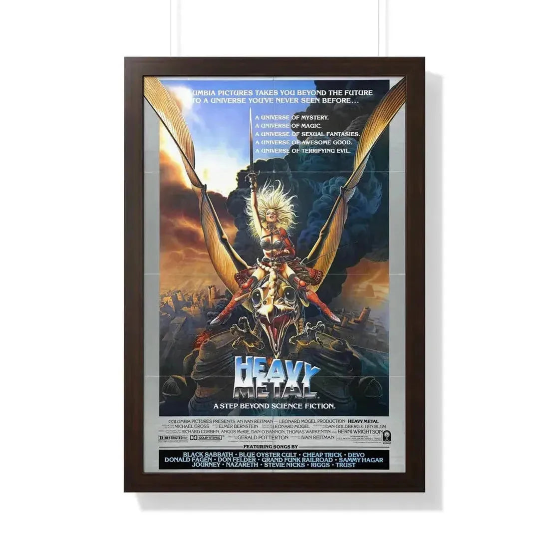 HEAVY METAL 1981 - Framed Movie Poster - The Sticker Space