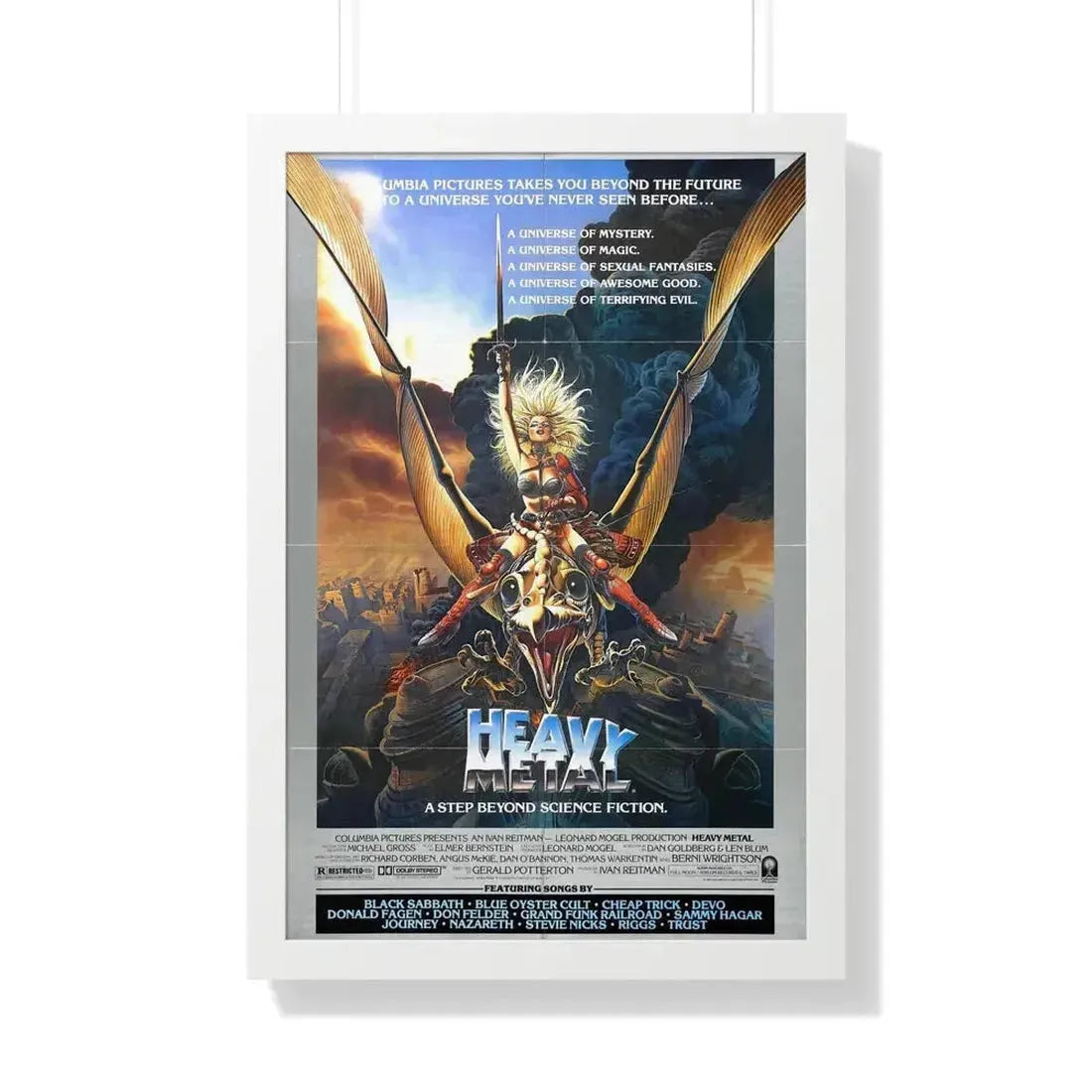 HEAVY METAL 1981 - Framed Movie Poster - The Sticker Space