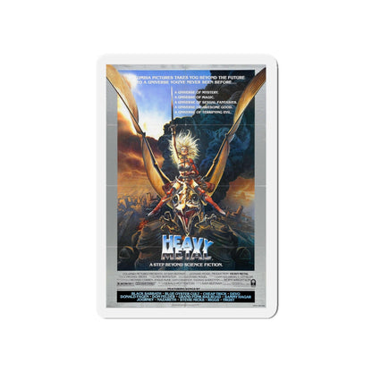 HEAVY METAL 1981 Movie Poster - Die-Cut Magnet-5" x 5"-The Sticker Space