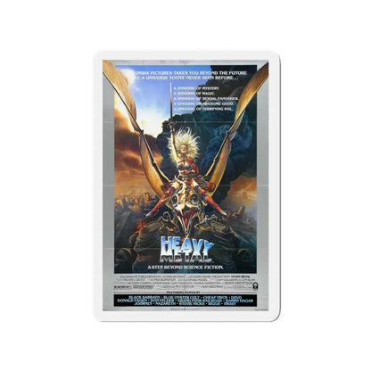 HEAVY METAL 1981 Movie Poster - Refrigerator Magnet 3 Inch - The Sticker Space
