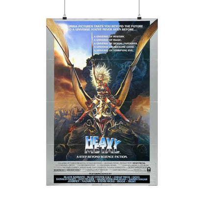 HEAVY METAL 1981 - Paper Movie Poster - The Sticker Space