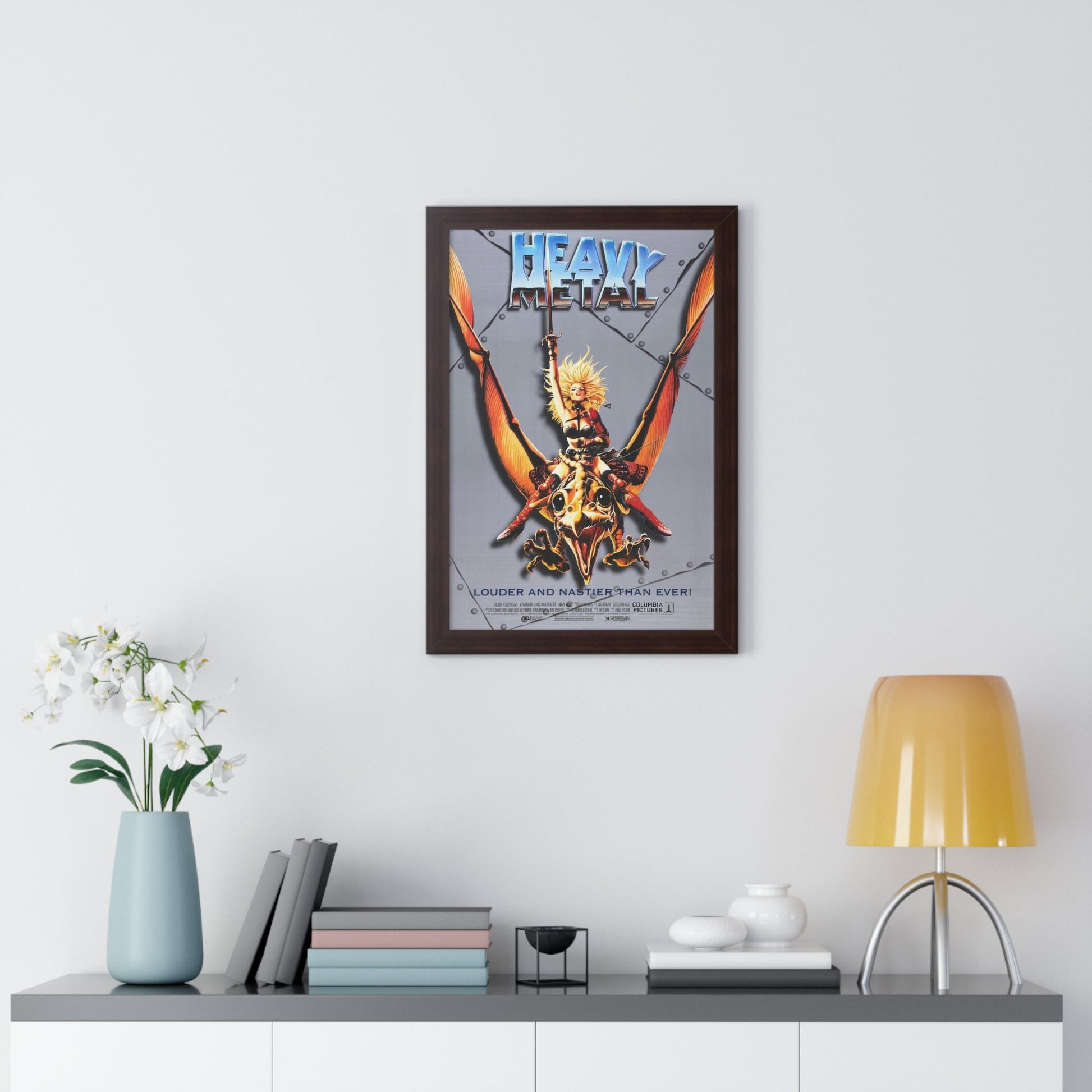 HEAVY METAL (RERELEASE) 1981 - Framed Movie Poster-The Sticker Space