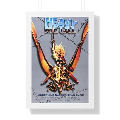 HEAVY METAL (RERELEASE) 1981 - Framed Movie Poster-16″ x 24″-The Sticker Space