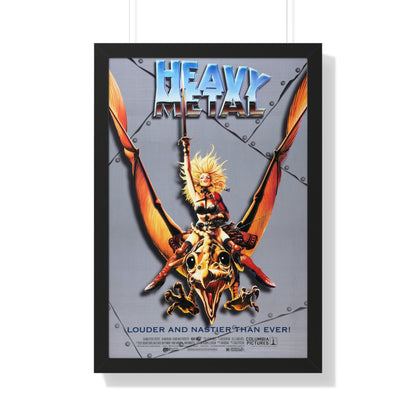 HEAVY METAL (RERELEASE) 1981 - Framed Movie Poster-20" x 30"-The Sticker Space