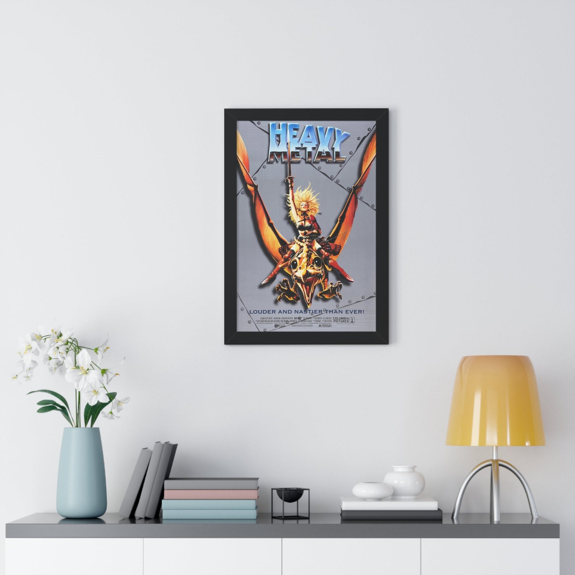 HEAVY METAL (RERELEASE) 1981 - Framed Movie Poster-The Sticker Space