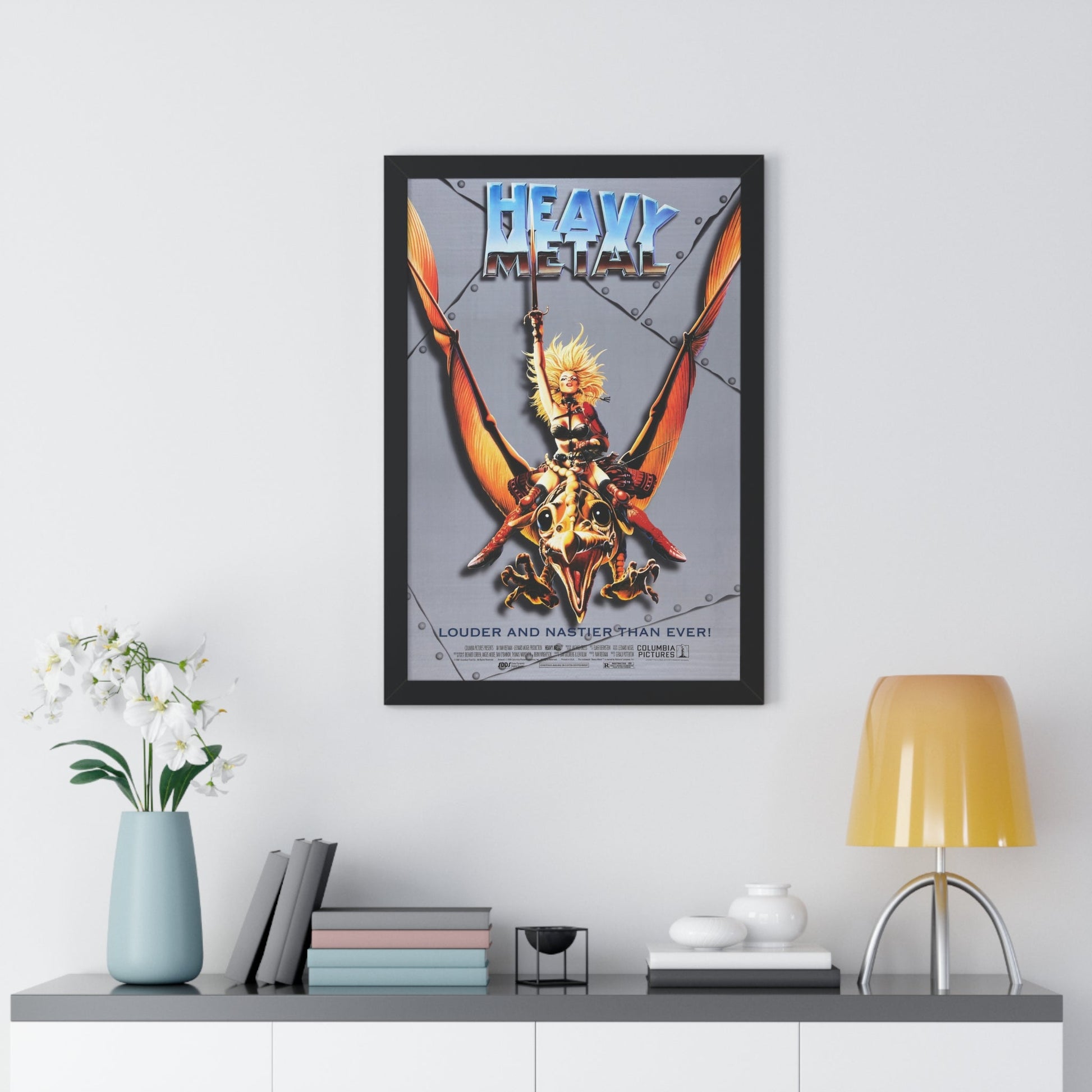 HEAVY METAL (RERELEASE) 1981 - Framed Movie Poster-The Sticker Space