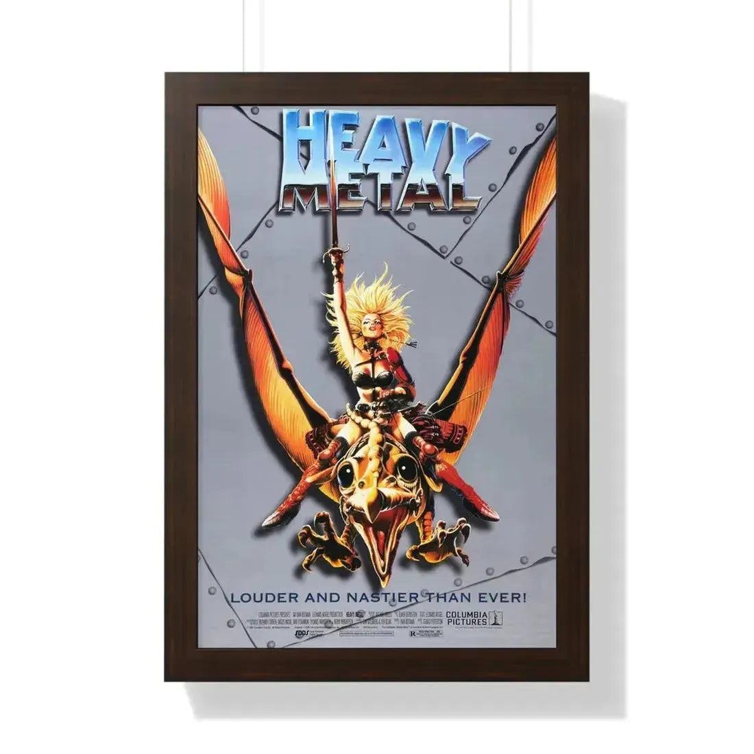 HEAVY METAL (RERELEASE) 1981 - Framed Movie Poster - The Sticker Space