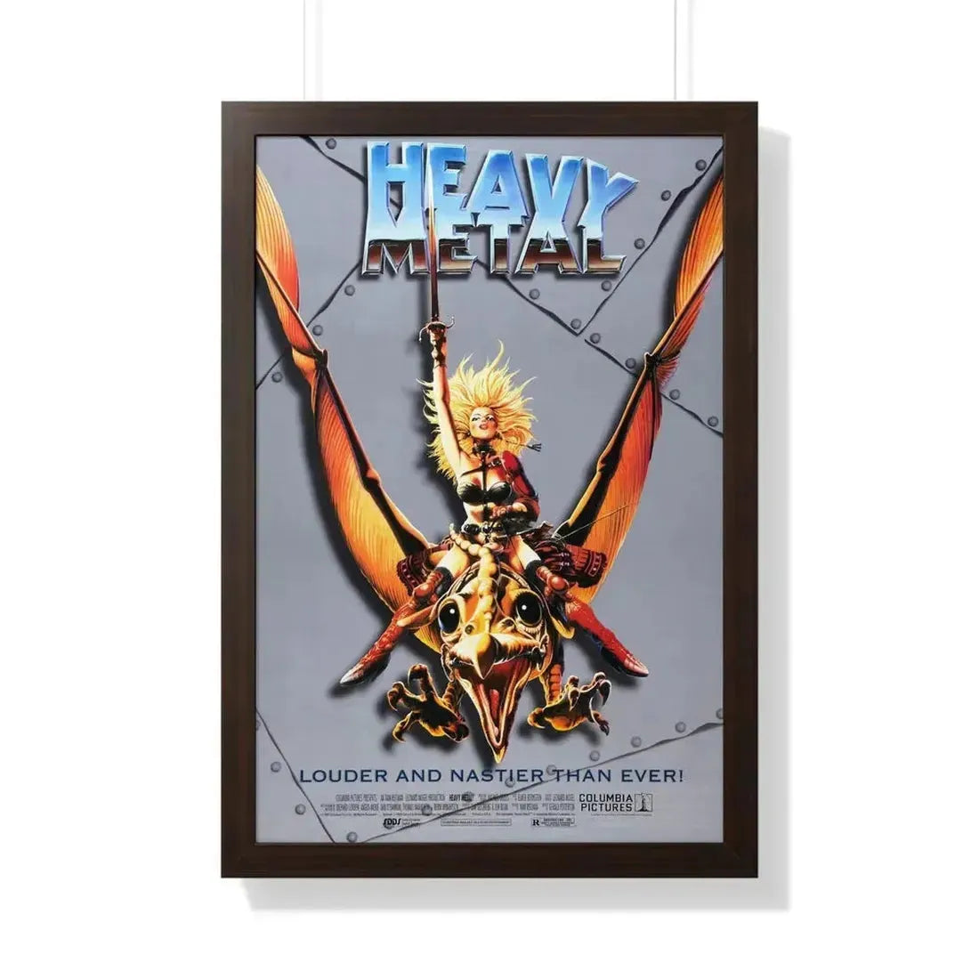 HEAVY METAL (RERELEASE) 1981 - Framed Movie Poster - The Sticker Space