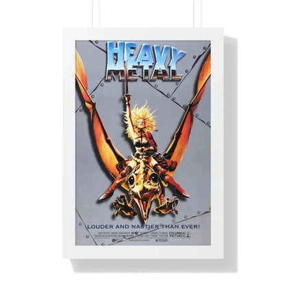 HEAVY METAL (RERELEASE) 1981 - Framed Movie Poster - The Sticker Space