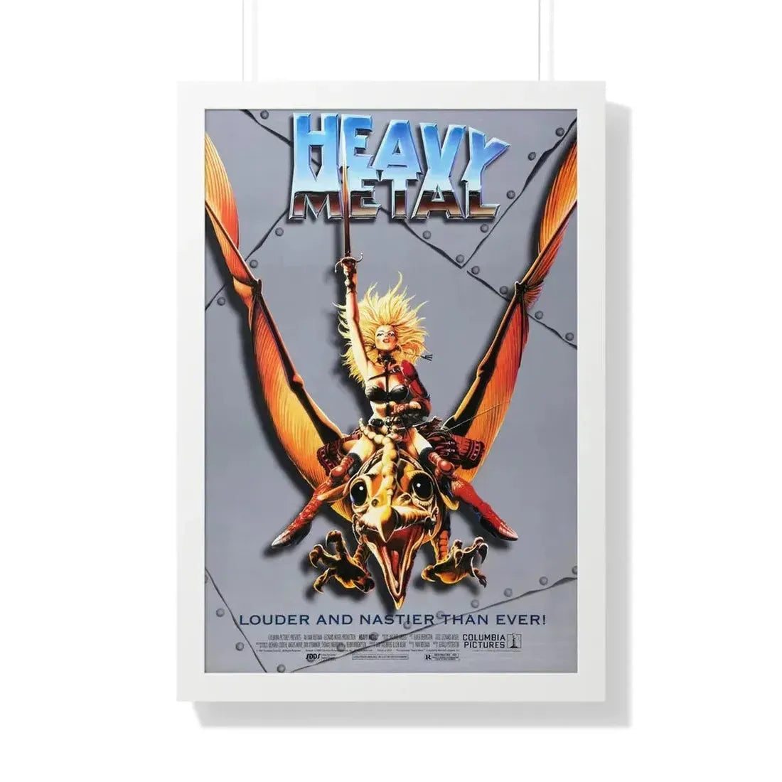 HEAVY METAL (RERELEASE) 1981 - Framed Movie Poster - The Sticker Space
