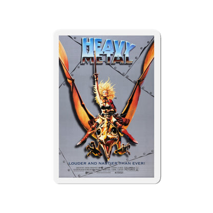 HEAVY METAL (RERELEASE) 1981 Movie Poster - Die-Cut Magnet-4" x 4"-The Sticker Space