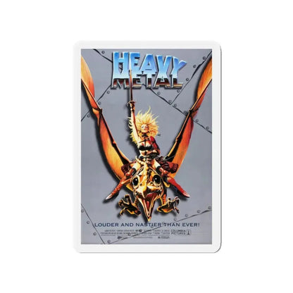 HEAVY METAL (RERELEASE) 1981 Movie Poster - Refrigerator Magnet 4 Inch - The Sticker Space