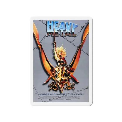HEAVY METAL (RERELEASE) 1981 Movie Poster - Refrigerator Magnet - The Sticker Space