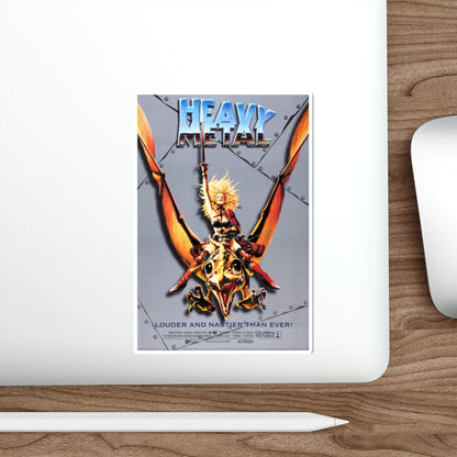 HEAVY METAL (RERELEASE) 1981 Movie Poster STICKER Vinyl Die-Cut Decal-The Sticker Space