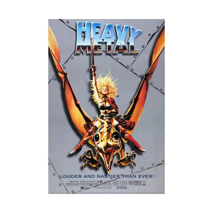 HEAVY METAL (RERELEASE) 1981 - Paper Movie Poster - The Sticker Space
