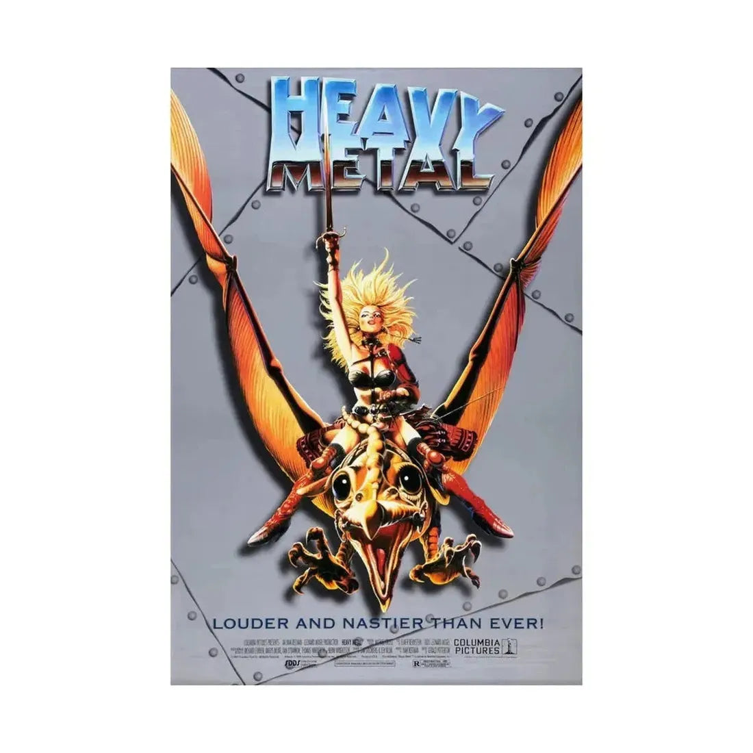 HEAVY METAL (RERELEASE) 1981 - Paper Movie Poster - The Sticker Space