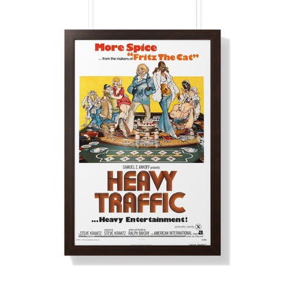 HEAVY TRAFFIC 1973 - Framed Movie Poster-20" x 30"-The Sticker Space