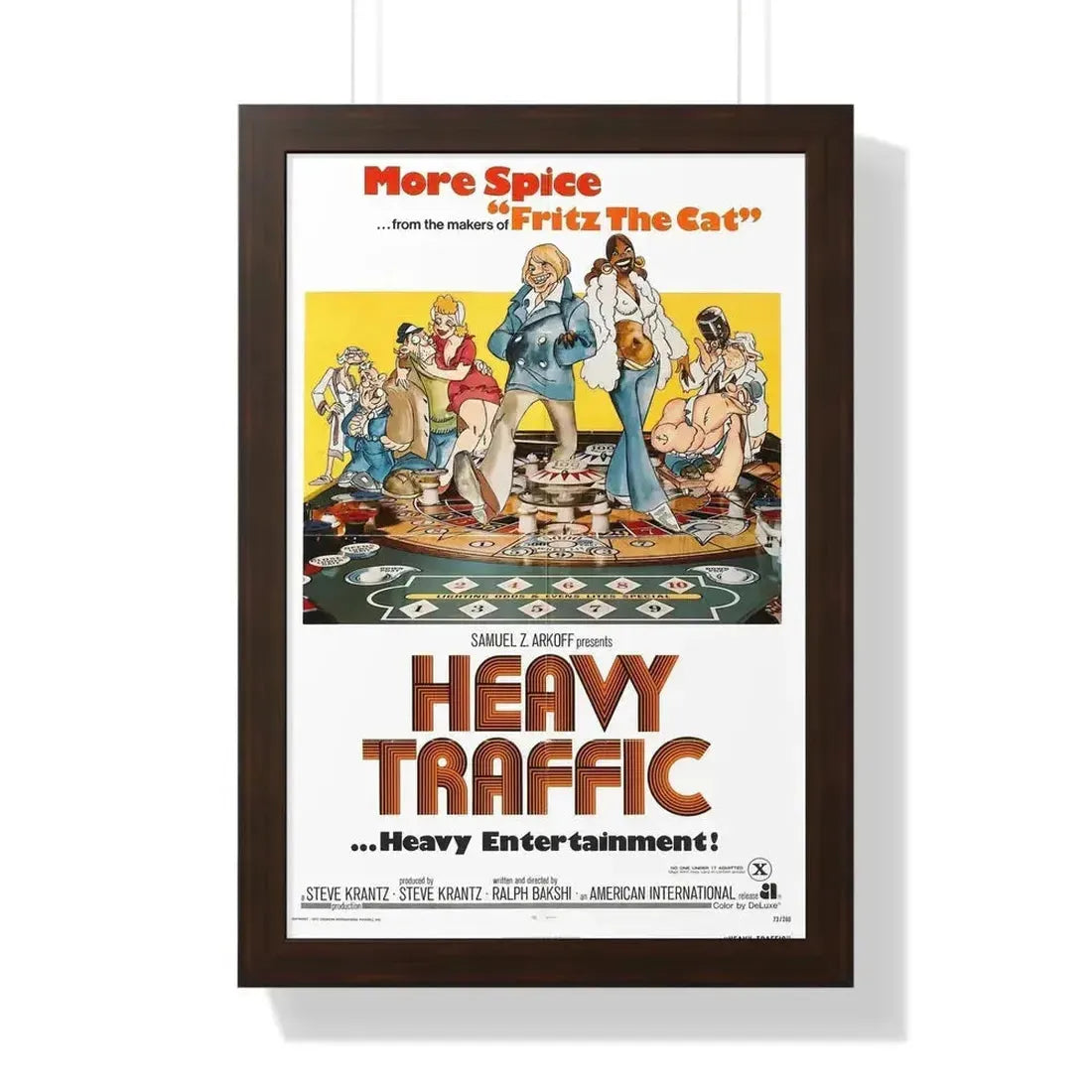 HEAVY TRAFFIC 1973 - Framed Movie Poster - The Sticker Space