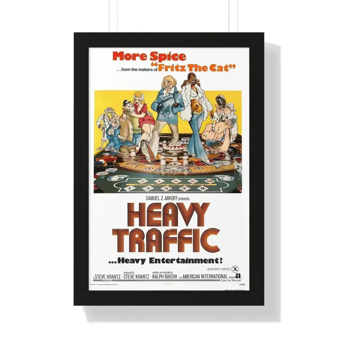 HEAVY TRAFFIC 1973 - Framed Movie Poster - The Sticker Space