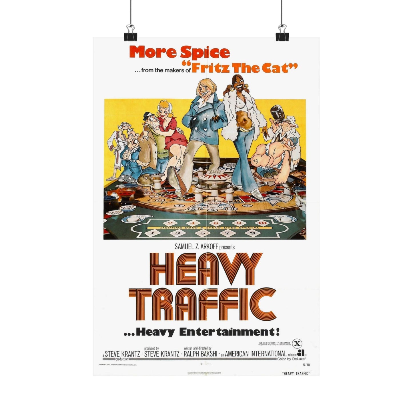 HEAVY TRAFFIC 1973 - Paper Movie Poster-12″ x 18″-The Sticker Space