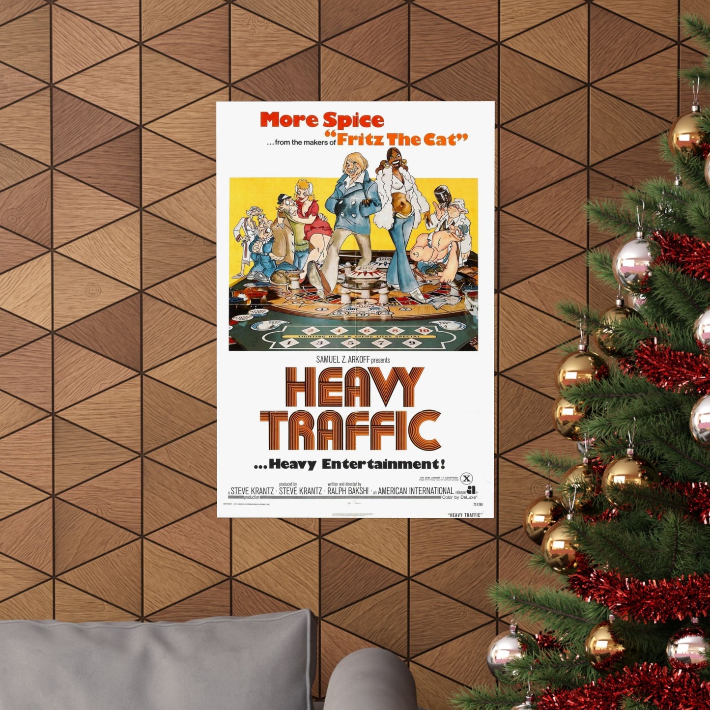 HEAVY TRAFFIC 1973 - Paper Movie Poster-The Sticker Space