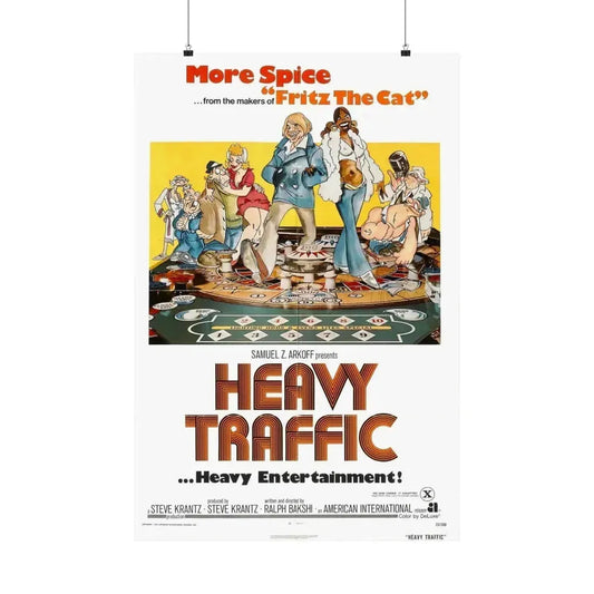 HEAVY TRAFFIC 1973 - Paper Movie Poster 24″ x 36″ Matte - The Sticker Space