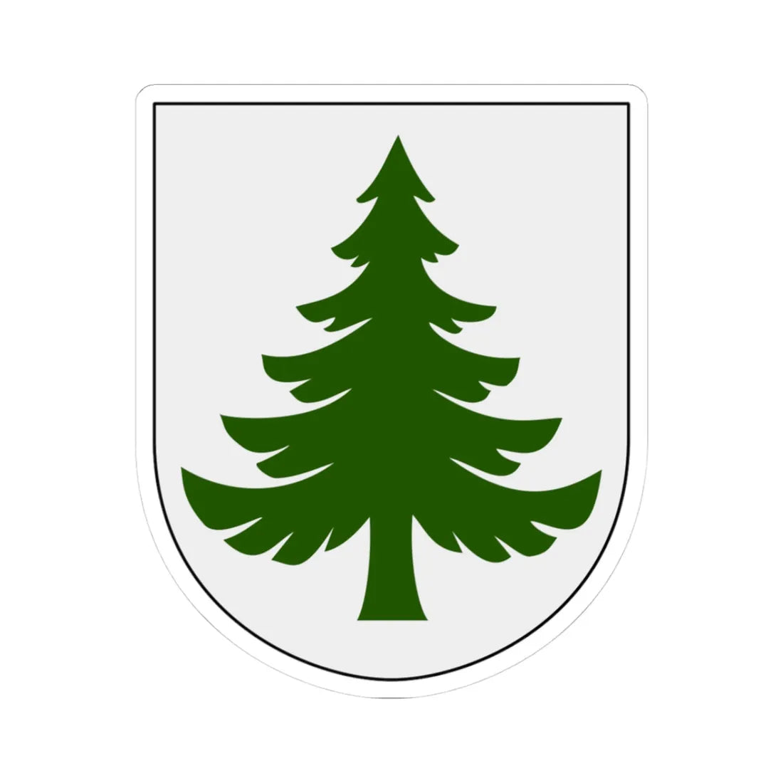 Hedemora vapen (Sweden) (Coat of Arms) STICKER Vinyl Kiss-Cut Decal 3 Inch White - The Sticker Space