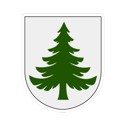 Hedemora vapen (Sweden) (Coat of Arms) STICKER Vinyl Kiss-Cut Decal 3 Inch White - The Sticker Space