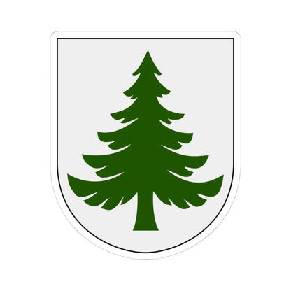 Hedemora vapen (Sweden) (Coat of Arms) STICKER Vinyl Kiss-Cut Decal 4 Inch White - The Sticker Space